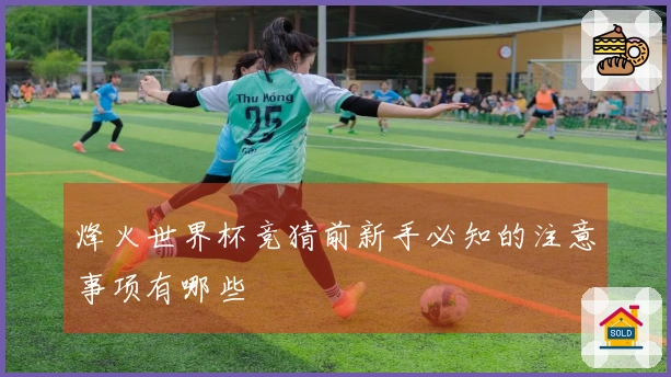 烽火世界杯竞猜前新手必知的注意事项有哪些